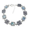Squair Roman Glass Toggle Bracelet